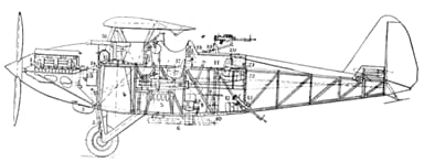 Potez 39 A2 Side Drawing L'Aerophile January 1931