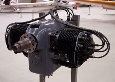 Preserved Continental A40-5 (Dual Magneto, Two Spark Plugs per Cylinder)