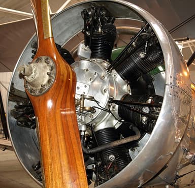 Restored Armstrong Siddeley Lynx Seven-cylinder Aero Engine
