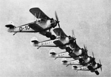 Squadron of Arado Ar 64Es
