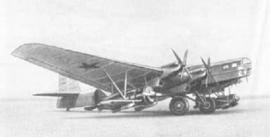 Tupolev TB-3 with Polikarpov I-16 Fighters Armed with 250-Pound Bombs