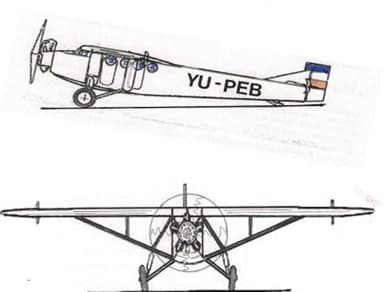 Two-View Drawing of Farman F.160